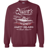 Sweatshirts Maroon / Small Quints Boat Tours Crewneck Sweatshirt