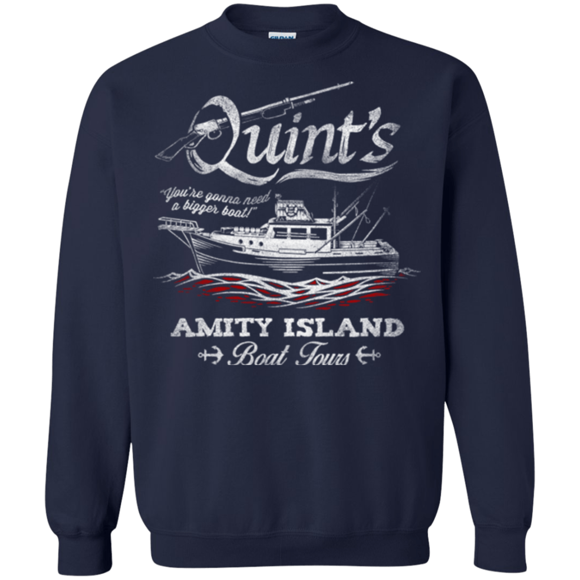 Sweatshirts Navy / Small Quints Boat Tours Crewneck Sweatshirt