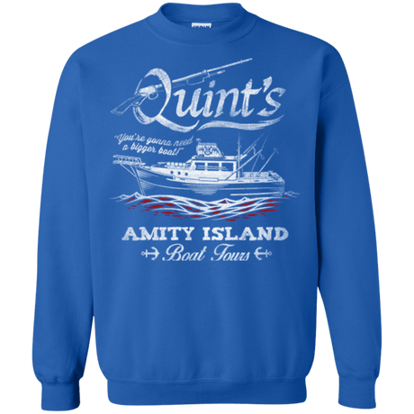 Sweatshirts Royal / Small Quints Boat Tours Crewneck Sweatshirt