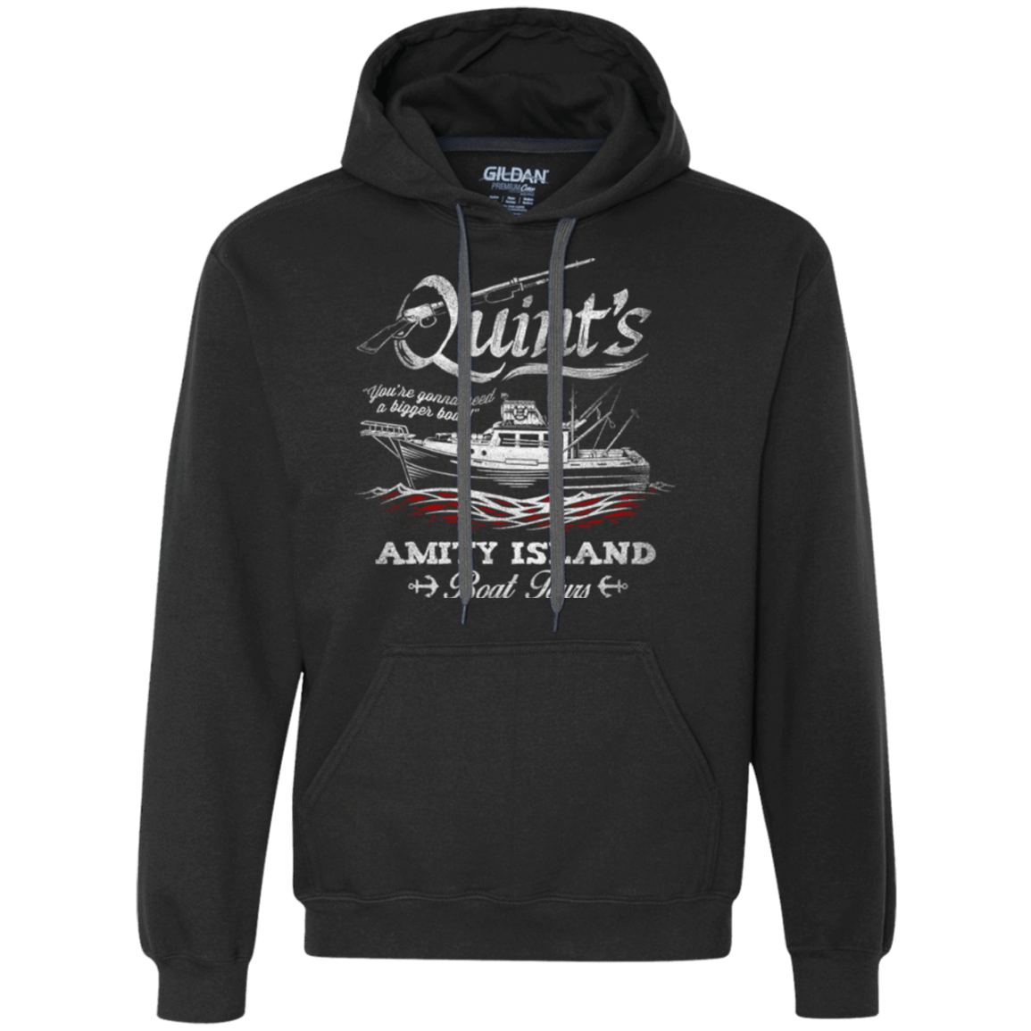 Sweatshirts Black / Small Quints Boat Tours Premium Fleece Hoodie