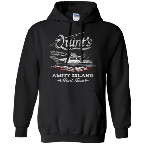 Sweatshirts Black / Small Quints Boat Tours Pullover Hoodie