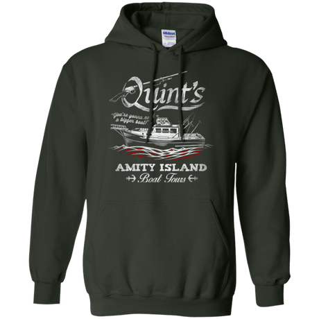 Sweatshirts Forest Green / Small Quints Boat Tours Pullover Hoodie