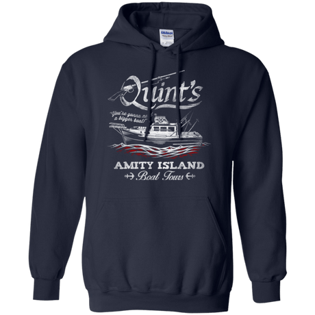 Sweatshirts Navy / Small Quints Boat Tours Pullover Hoodie