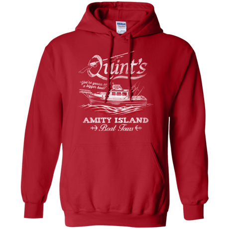 Sweatshirts Red / Small Quints Boat Tours Pullover Hoodie