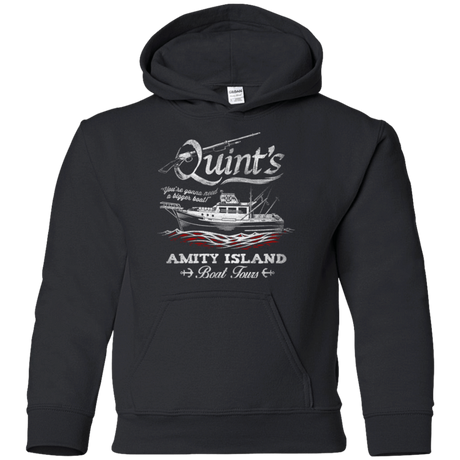 Sweatshirts Black / YS Quints Boat Tours Youth Hoodie