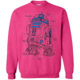 Sweatshirts Heliconia / S R2D2 Plan Crewneck Sweatshirt