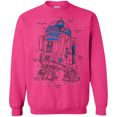 Sweatshirts Heliconia / S R2D2 Plan Crewneck Sweatshirt