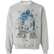 Sweatshirts Sport Grey / S R2D2 Plan Crewneck Sweatshirt