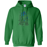 Sweatshirts Irish Green / S R2D2 Plan Pullover Hoodie