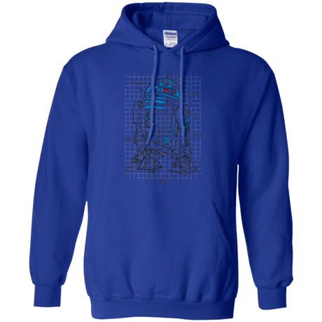 Sweatshirts Royal / S R2D2 Plan Pullover Hoodie