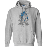 Sweatshirts Sport Grey / S R2D2 Plan Pullover Hoodie