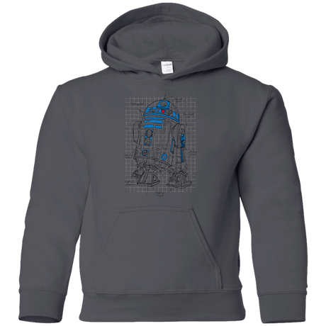 Sweatshirts Charcoal / YS R2D2 Plan Youth Hoodie