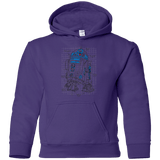 Sweatshirts Purple / YS R2D2 Plan Youth Hoodie