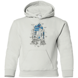 Sweatshirts White / YS R2D2 Plan Youth Hoodie