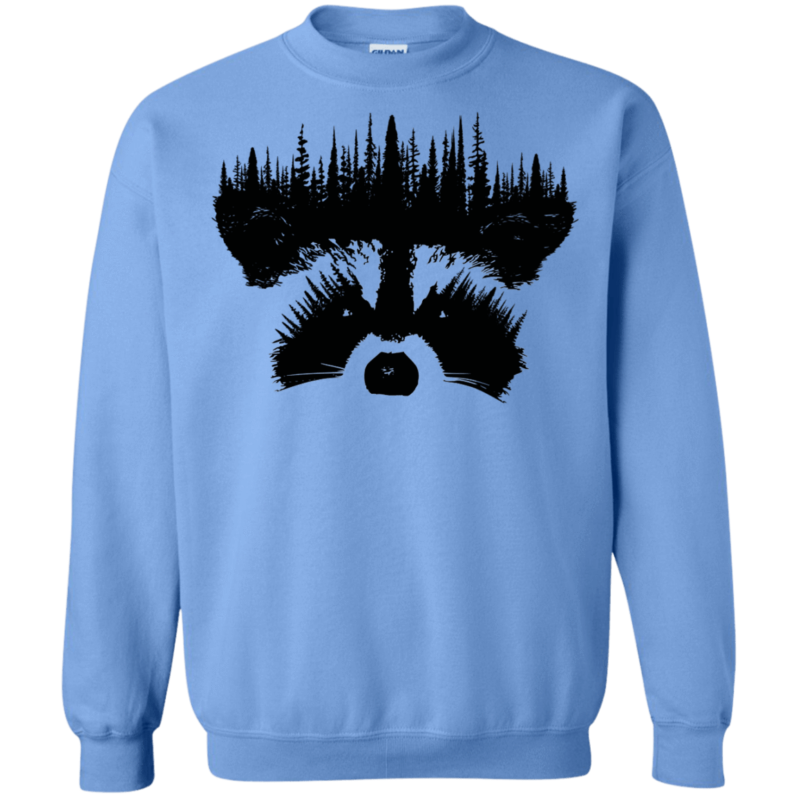 Sweatshirts Carolina Blue / S Raccoon Eyes Crewneck Sweatshirt