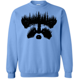 Sweatshirts Carolina Blue / S Raccoon Eyes Crewneck Sweatshirt