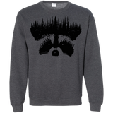 Sweatshirts Dark Heather / S Raccoon Eyes Crewneck Sweatshirt