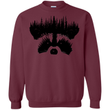 Sweatshirts Maroon / S Raccoon Eyes Crewneck Sweatshirt