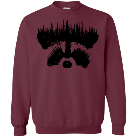 Sweatshirts Maroon / S Raccoon Eyes Crewneck Sweatshirt