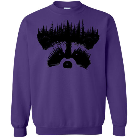 Sweatshirts Purple / S Raccoon Eyes Crewneck Sweatshirt