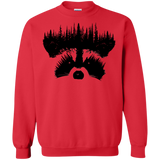 Sweatshirts Red / S Raccoon Eyes Crewneck Sweatshirt