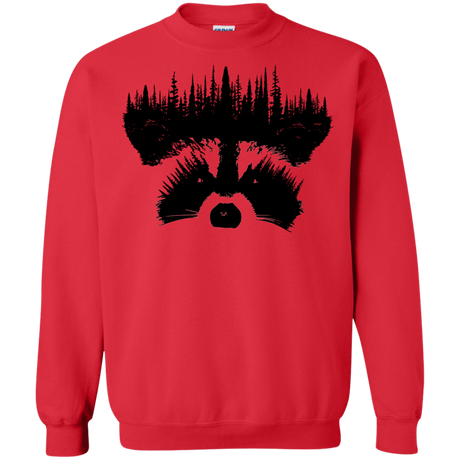 Sweatshirts Red / S Raccoon Eyes Crewneck Sweatshirt