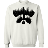 Sweatshirts White / S Raccoon Eyes Crewneck Sweatshirt