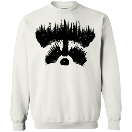 Sweatshirts White / S Raccoon Eyes Crewneck Sweatshirt