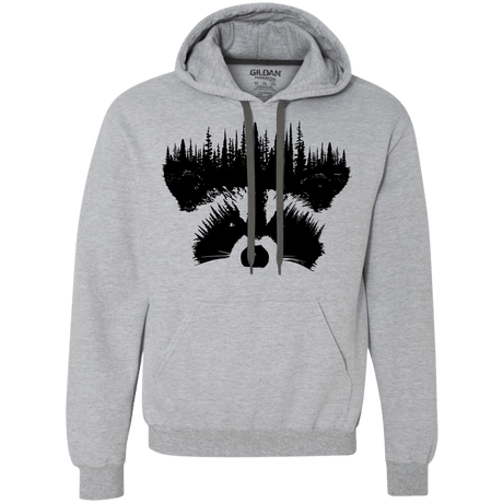 Sweatshirts Sport Grey / S Raccoon Eyes Premium Fleece Hoodie