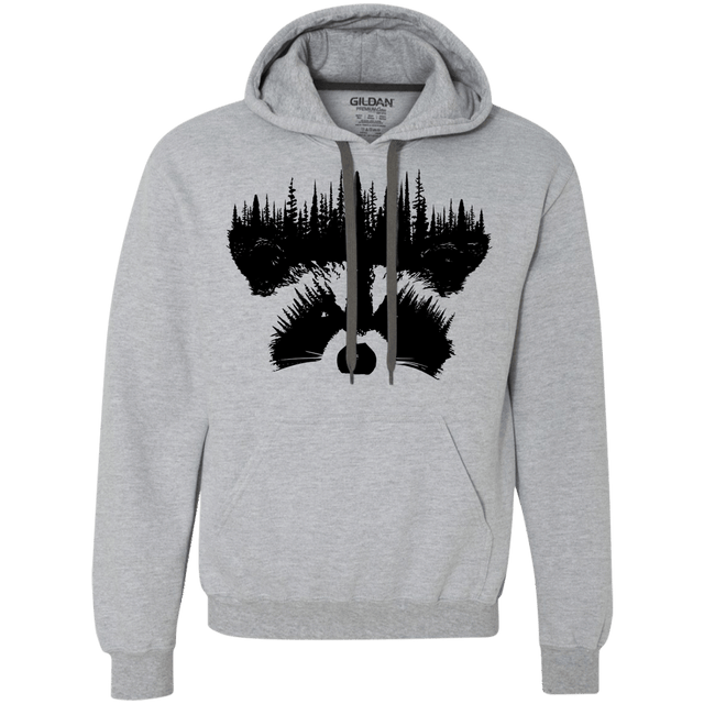 Sweatshirts Sport Grey / S Raccoon Eyes Premium Fleece Hoodie