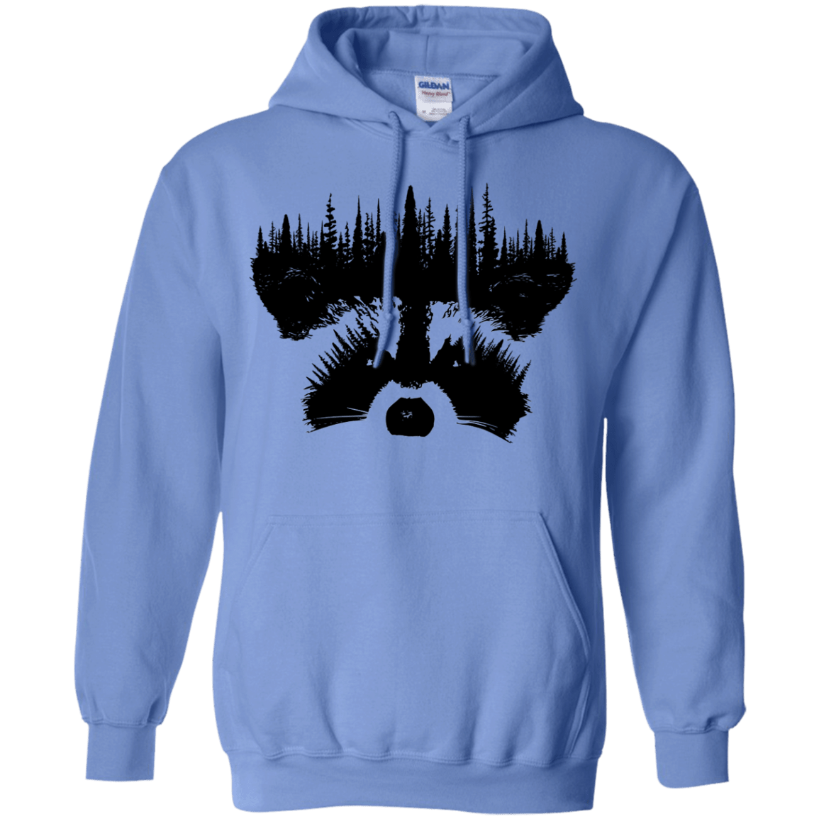 Sweatshirts Carolina Blue / S Raccoon Eyes Pullover Hoodie