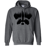 Sweatshirts Dark Heather / S Raccoon Eyes Pullover Hoodie