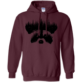 Sweatshirts Maroon / S Raccoon Eyes Pullover Hoodie