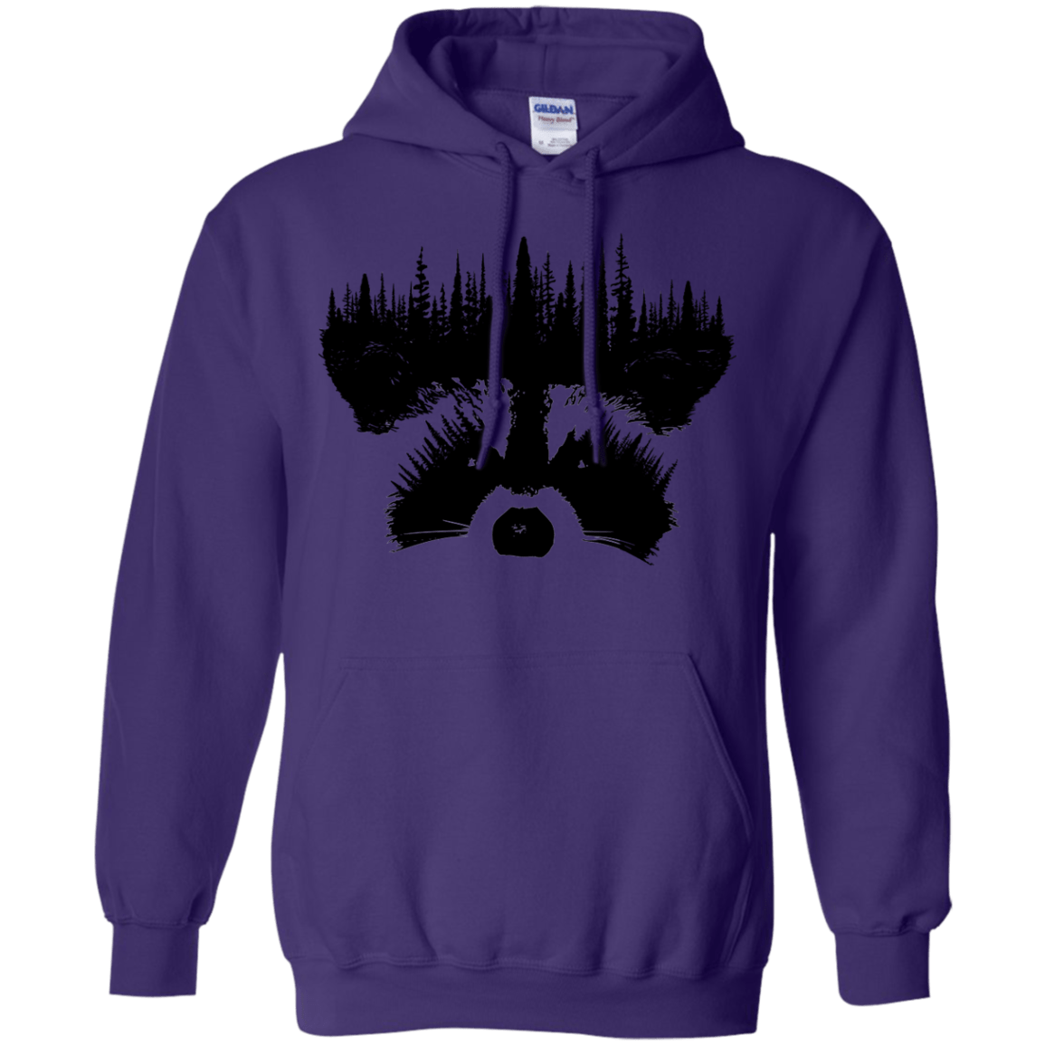 Sweatshirts Purple / S Raccoon Eyes Pullover Hoodie