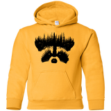 Sweatshirts Gold / YS Raccoon Eyes Youth Hoodie