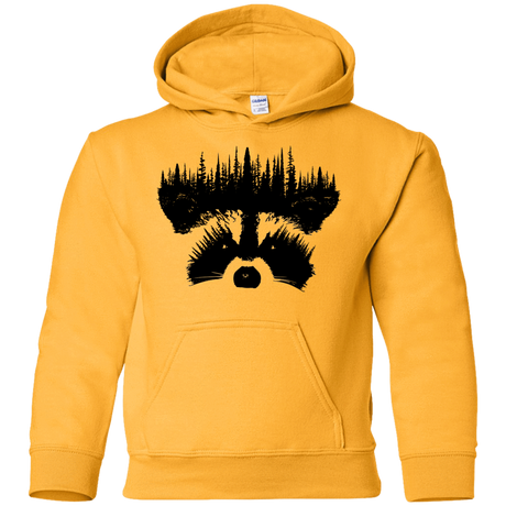 Sweatshirts Gold / YS Raccoon Eyes Youth Hoodie