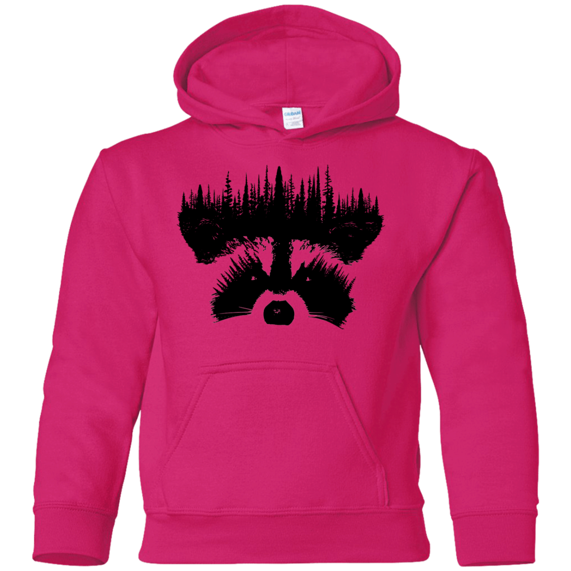 Sweatshirts Heliconia / YS Raccoon Eyes Youth Hoodie