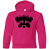 Sweatshirts Heliconia / YS Raccoon Eyes Youth Hoodie