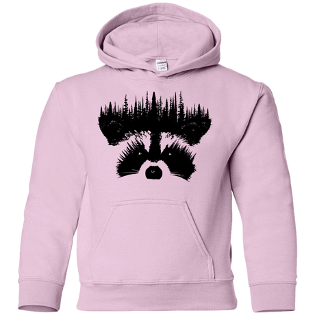 Sweatshirts Light Pink / YS Raccoon Eyes Youth Hoodie