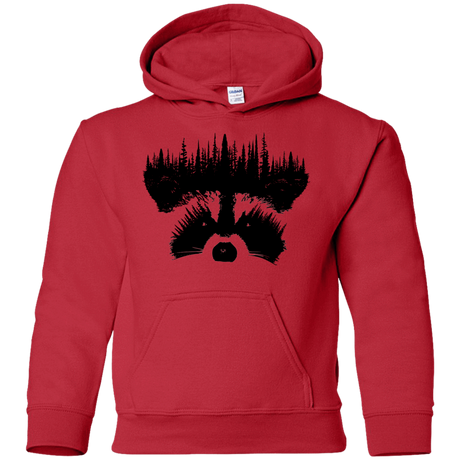 Sweatshirts Red / YS Raccoon Eyes Youth Hoodie