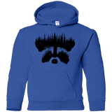 Sweatshirts Royal / YS Raccoon Eyes Youth Hoodie