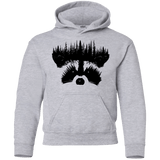 Sweatshirts Sport Grey / YS Raccoon Eyes Youth Hoodie