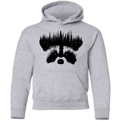 Sweatshirts Sport Grey / YS Raccoon Eyes Youth Hoodie