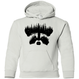 Sweatshirts White / YS Raccoon Eyes Youth Hoodie