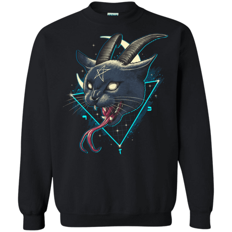 Sweatshirts Black / S Rad Devil Cat Crewneck Sweatshirt