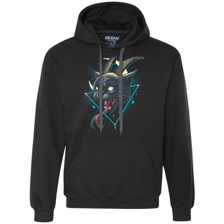 Sweatshirts Black / S Rad Devil Cat Premium Fleece Hoodie