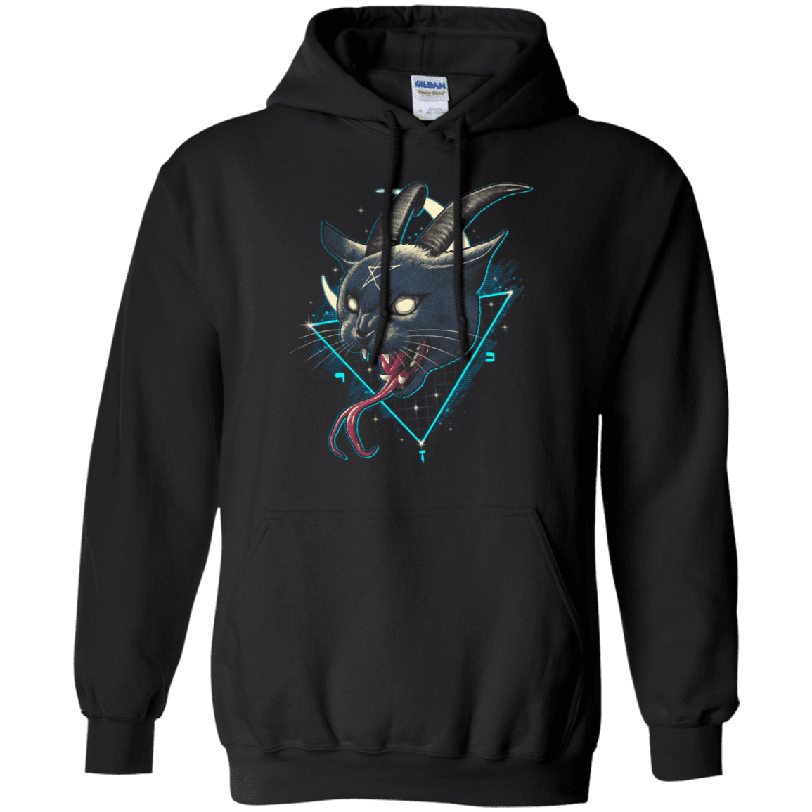 Sweatshirts Black / S Rad Devil Cat Pullover Hoodie
