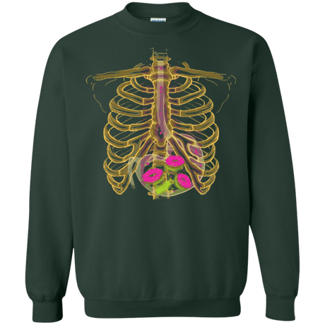 Sweatshirts Forest Green / Small Radioactive Donuts Crewneck Sweatshirt