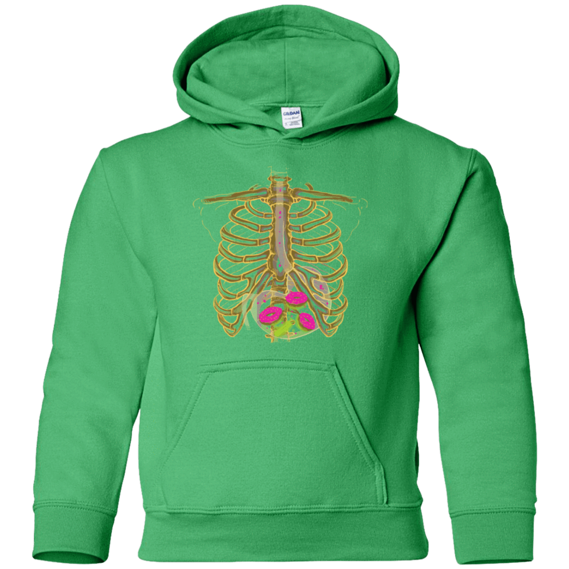 Sweatshirts Irish Green / YS Radioactive Donuts Youth Hoodie