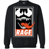 Sweatshirts Black / Small Rage Crewneck Sweatshirt